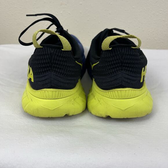 Hoka Mach 3 PROFLY Road Running Shoes Mens Size 10 Blue Yellow - Picture 5 of 8